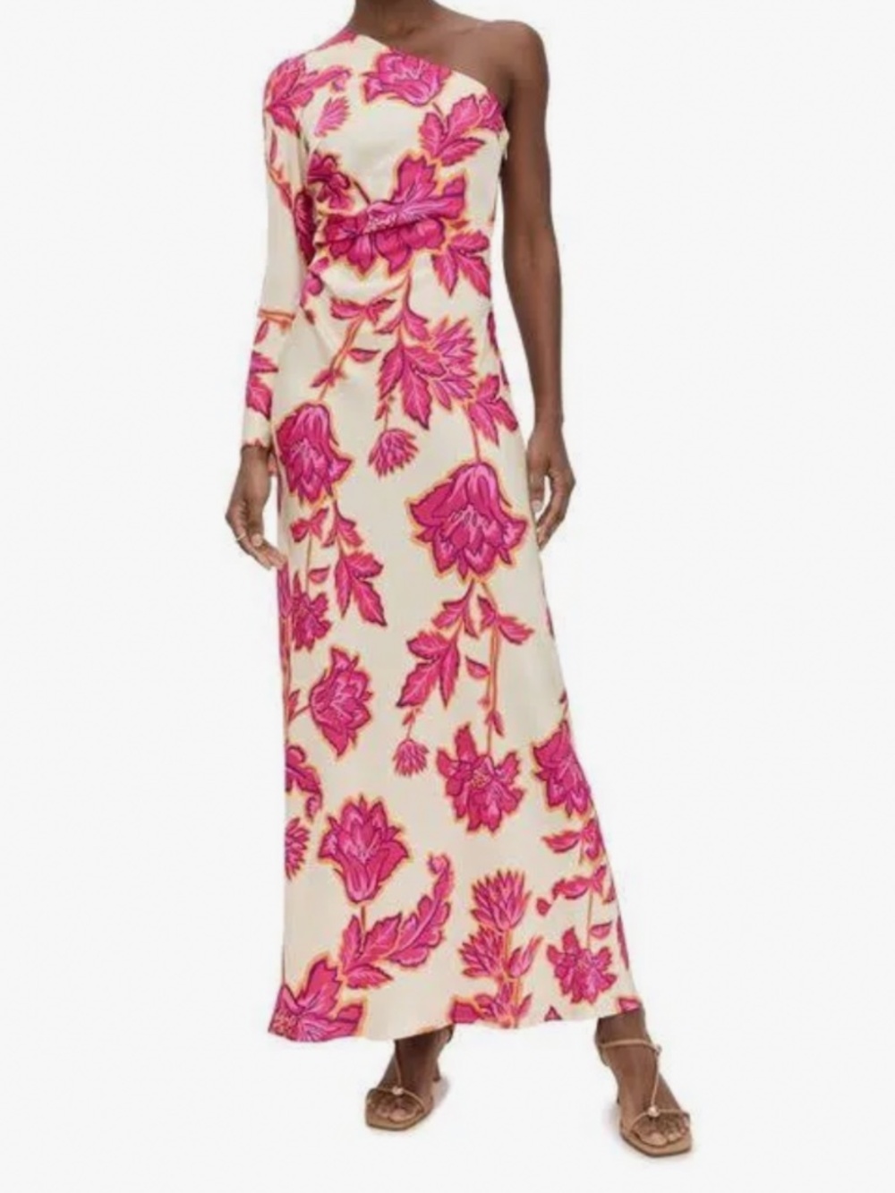 Kivari Rhia One Sleeve Maxi Dress